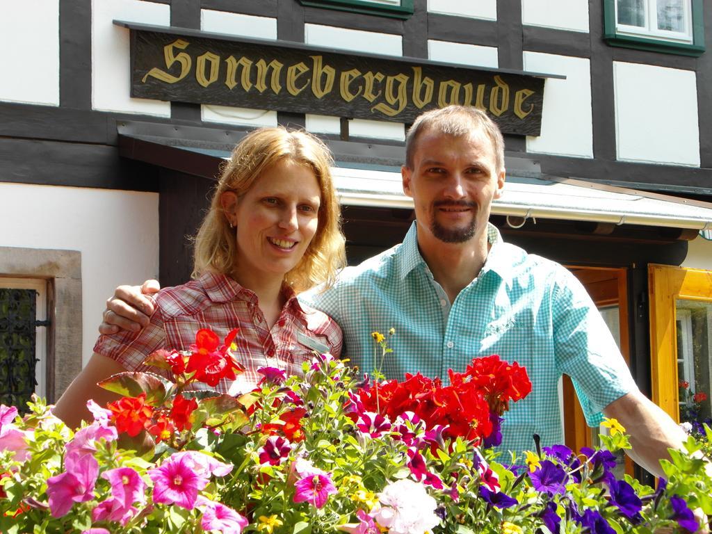 Wanderhotel Sonnebergbaude Waltersdorf (Gorlitz) Exterior foto